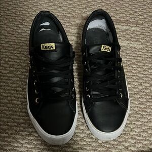 Keds Black shoes with gold detail, size 10 women’s